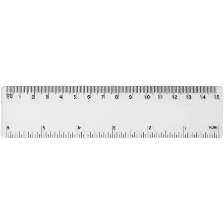 Regla flexible PP 15 cm de grosor fino