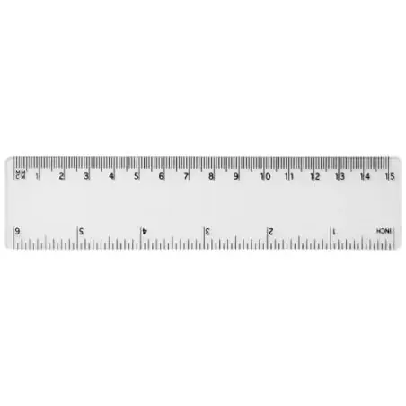 Regla flexible PP 15 cm de grosor fino