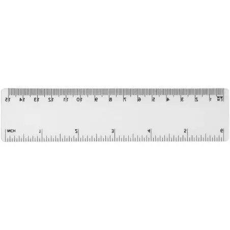 Regla flexible PP 15 cm de grosor fino