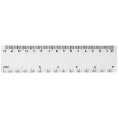 Regla flexible PP 15 cm de grosor fino