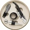 Set vino efecto corcho 4 piezas acero s/s304 - Imagen 1