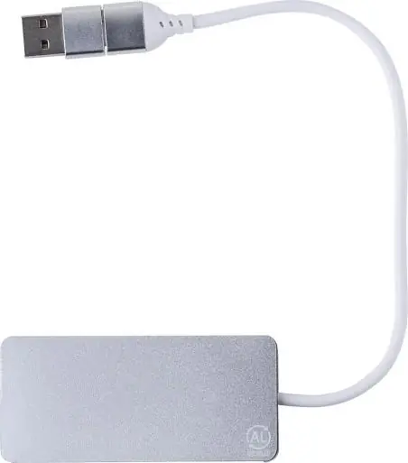 Hub USB aluminio reciclado 3 puertos