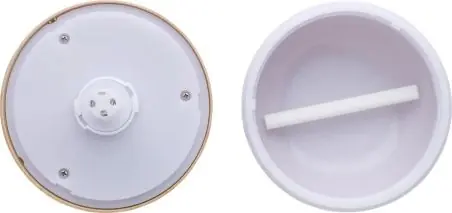 Humidificador ABS aspecto madera LED color hasta 25 m²