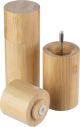 Set 2 molinillos especias bambú cerámica caja kraft - Imagen 5