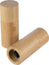 Set 2 molinillos especias bambú cerámica caja kraft - Imagen 6