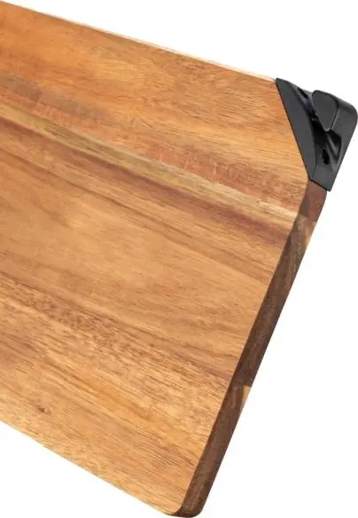 Tabla acacia afilador cuchillos lateral caja cartón