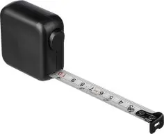 Flexómetro ABS 3 m metal 16 mm doble escala pulsador