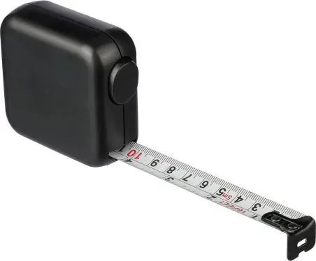 Flexómetro ABS cinta métrica 5 m metal 19 mm ultrasonidos