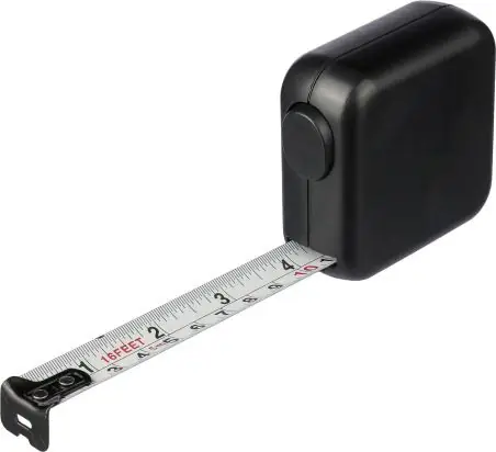 Flexómetro ABS cinta métrica 5 m metal 19 mm ultrasonidos