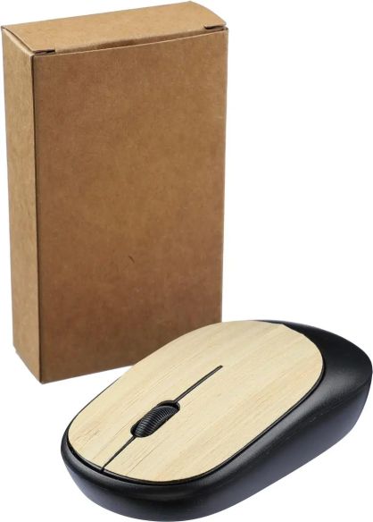 Ratón inalámbrico ABS bambú 1200 DPI