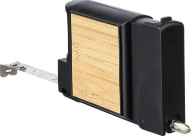 Nivel cinta métrica 3 m bambú ABS 5 puntas destornillador