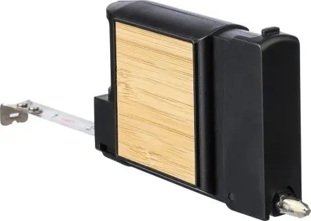 Nivel cinta métrica 3 m bambú ABS 5 puntas destornillador