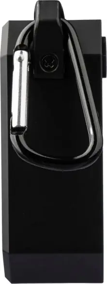 Altavoz ABS reciclado IPX4 con mosquetón