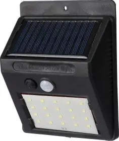 Lámpara solar PP 20 LED COB sensor movimiento IP44 800 mAh