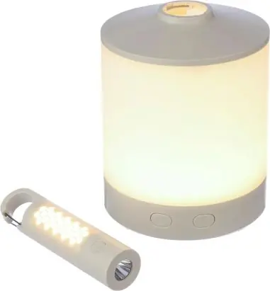 Luz camping ABS RGB 8 colores linterna desmontable 800 mAh