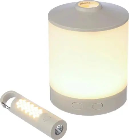 Luz camping ABS RGB 8 colores linterna desmontable 800 mAh