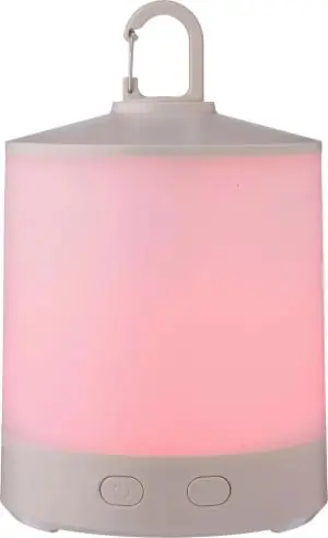 Luz camping ABS RGB 8 colores linterna desmontable 800 mAh