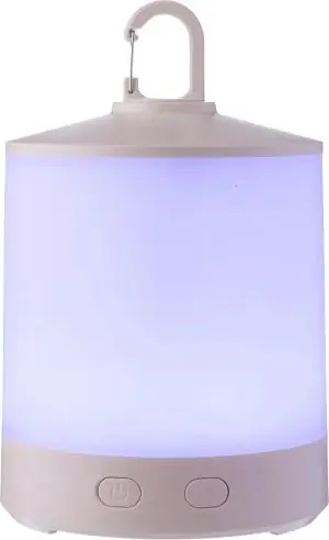 Luz camping ABS RGB 8 colores linterna desmontable 800 mAh