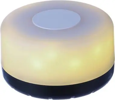 Luz camping recargable ABS cadena 8 m retráctil 1000 mAh