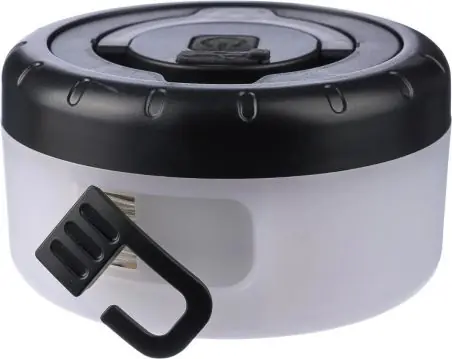 Luz camping recargable ABS cadena 8 m retráctil 1000 mAh