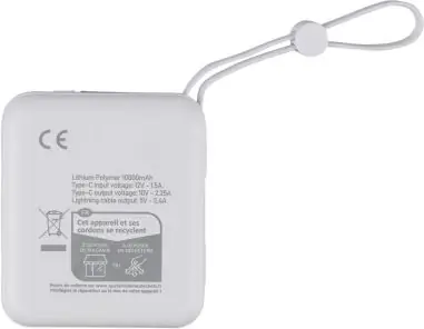 Power bank ABS reciclado 10000 mAh 22,5W
