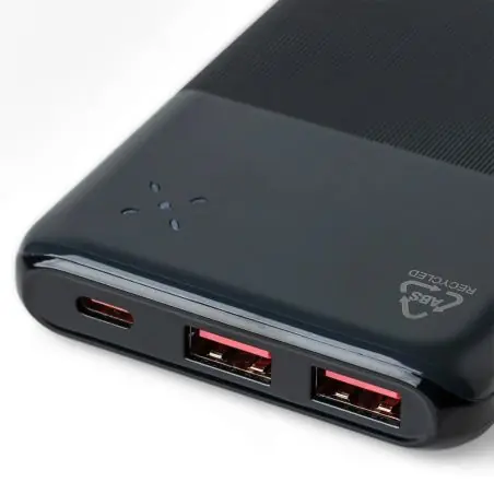 Power bank ABS reciclado 10000 mAh relieve