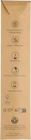 Lápiz infinito BrandCharger Picasso 2 aluminio reciclado