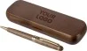 Bolígrafo nogal giratorio latón Dokumental 1000m estuche - Imagen 7