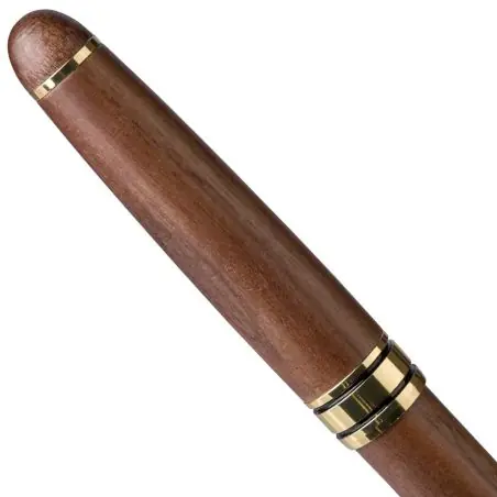 Bolígrafo nogal giratorio latón Dokumental 1000m estuche