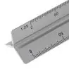 Escalímetro aluminio 30cm escalas 1:20 1:50 1:100 caja - Imagen 5
