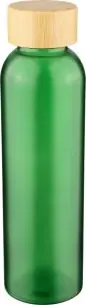 Botella vidrio 500 ml glaseada con bambú