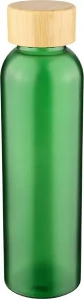 Botella vidrio 500 ml glaseada con bambú