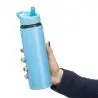Bidón acero reciclado Zeno 500 ml con pajita - Imagen 3