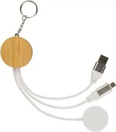 Set cables TPE bambú carga rápida 65W USB-C Lightning