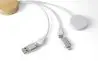 Set cables TPE bambú carga rápida 65W USB-C Lightning - Imagen 2