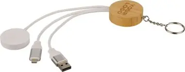 Set cables TPE bambú carga rápida 65W USB-C Lightning