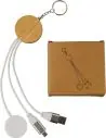 Set cables TPE bambú carga rápida 65W USB-C Lightning - Imagen 6