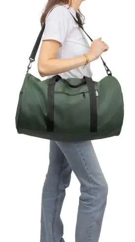 Bolsa deportiva rPET 600D PU forro 210D 40L bandolera