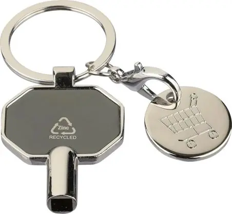Llavero zinc reciclado purgador radiadores ficha carro