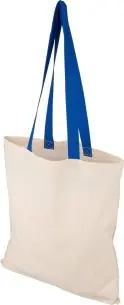 Bolsa tote algodón 140 g/m² asas color