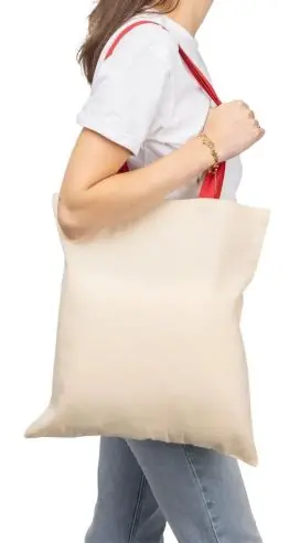 Bolsa tote algodón 140 g/m² asas color