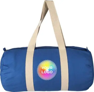 Bolsa deportiva algodón 180 g/m² con cremallera