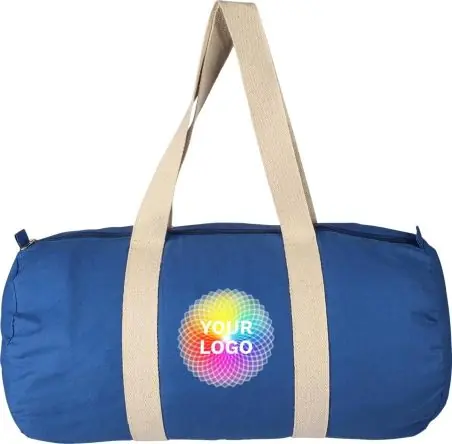 Bolsa deportiva algodón 180 g/m² con cremallera