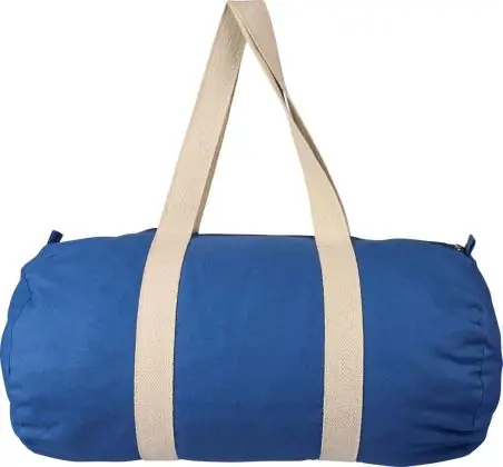 Bolsa deportiva algodón 180 g/m² con cremallera