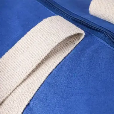 Bolsa deportiva algodón 180 g/m² con cremallera