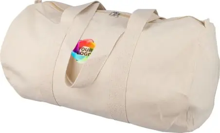 Bolsa deportiva algodón 180 g/m² natural