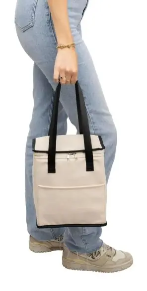 Bolsa nevera PU reciclado 9 L asas largas