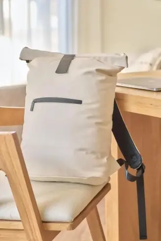 Mochila rolltop PU reciclado 19 L portátil 16"
