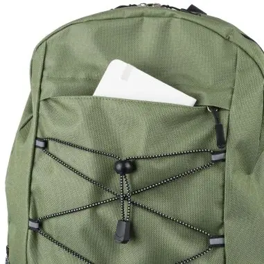 Mochila deportiva rPET 600D con bandas elásticas