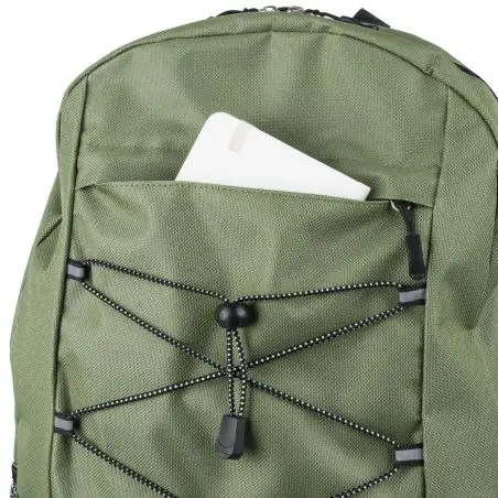 Mochila deportiva rPET 600D con bandas elásticas